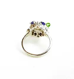 انگشتریاقوت کبود 4کد1703