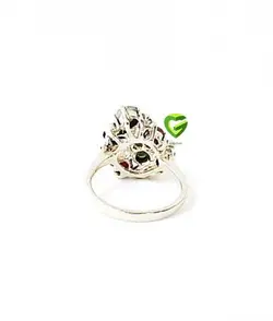 انگشترپررنگ رنگی کد 1691