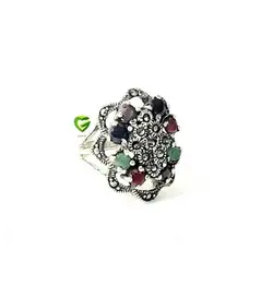 انگشتردرشت سه رنگ کد1678