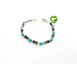 دستبنددوفلش فیروزه کد 1675