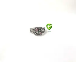 انگشترمربع رنگی3 کد 1665