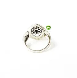 انگشتردورنگ بیضی کد 1659