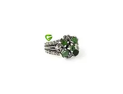 انگشترزمرد5 نگین کد 1658