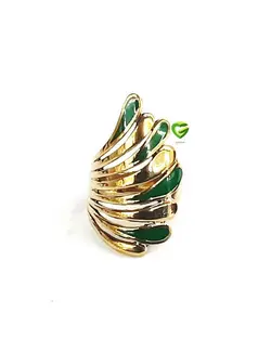 انگشتربرنزسبزکشیده کد1636
