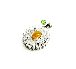 آویزباگت عقیق زرد کد1577