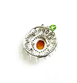 آویزباگت عقیق زرد کد1577