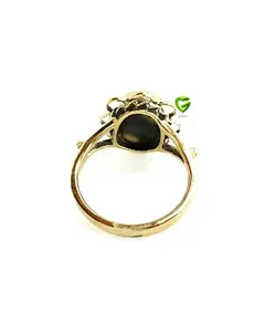 انگشتربرنزطرح عقیق کد 1548