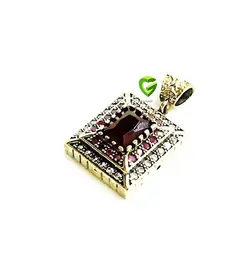 آویزعثمانی یاقوت مربع کد1514