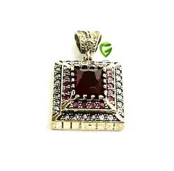 آویزعثمانی یاقوت مربع کد1514