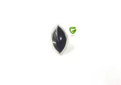 انگشترنقره مشکی تایلندی کد1483