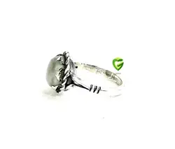 انگشترعقیق سفید خراسان کد1476