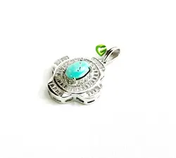 آویز نقره نیشابور کد1453