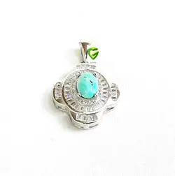 آویز نقره نیشابور کد1453