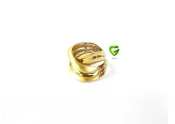 انگشترریتون درشت زرد کد1446