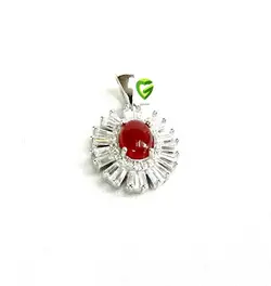 آویزعقیق قرمز خراسان کد1450