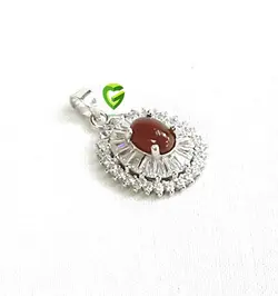 آویزخراسان عقیق کبدی کد1440