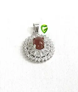 آویزخراسان عقیق کبدی کد1440