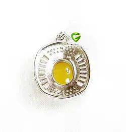 آویزعقیق زرد خراسان کد1432