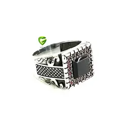 مشکی دورقرمزمربع کد 1406