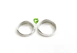 انگشترحلقه دورج کج کد1391