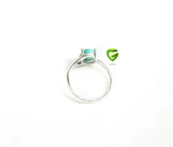 انگشترفیروزه ریز بیضی کد1379