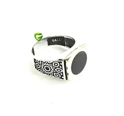 انگشتراونیکس مشکی گردبرنز کد1377