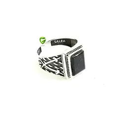 انگشترمشکی رکاب شمشیر کد1367