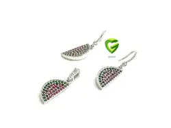 نیمست نقره هندوانه کد1349