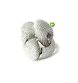 انگشتر پرنگین نقره کد1339