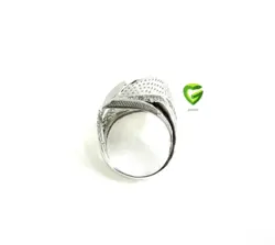 انگشتردوپیچ نگینی کد 1338