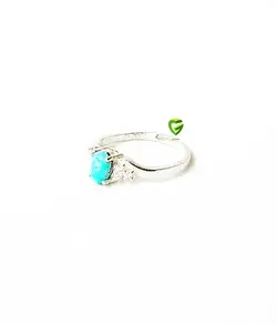 انگشترفیروزه نیشابورریز کد 1336