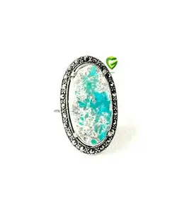 انگشترفیروزه شجرسفید کد 1332