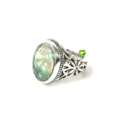 انگشترفیروزه اسپایدر کد 1327