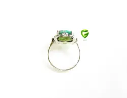 انگشترفیروزه گل شیک کد1324