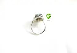 انگشترفیروزه کشیده بیضی کد1310