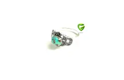 انگشترفیروزه نیشابورسیاه قلم کد1313