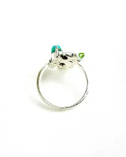 انگشترنقره ماه وستاره کد1261