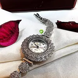 ساعت طرح گل کد1240