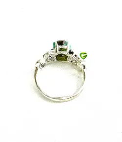 انگشترسیاه فیروزه ریز کد1243