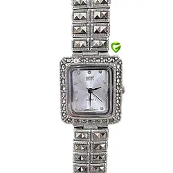 ساعت مستطیل سفید کد1216