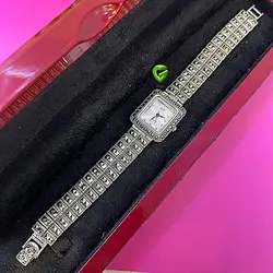 ساعت مستطیل سفید کد1216