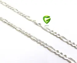 زنجیر نقره فیگارو شیک7کد1199