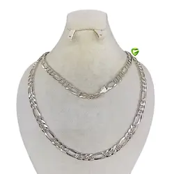 زنجیر فیگارونقره کد 1187