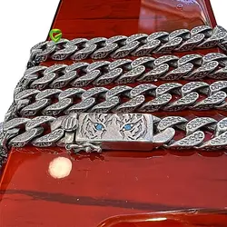 زنجیرنقره کارتیر60سانتی کد 1176