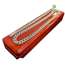 زنجیرنقره کارتیر60سانتی کد 1176