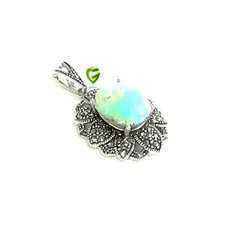 آویزنقره فیروزه نیشابورشیک کد1173