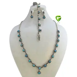 سرویس زیبافیروزه گل کد1172