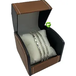 زنجیرنقره کارتیرمربع ریزکد 1167