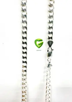 زنجیرنقره کارتیرمربع ایتالیاکد 1166