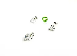 نیمست نقره ریزقلب کد1095